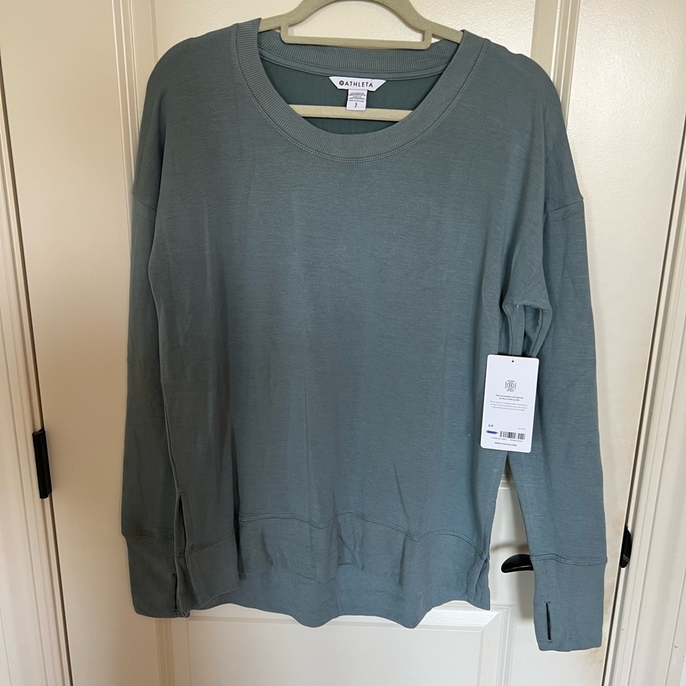 NWT Athleta Coaster Luxe Sweatshirt
